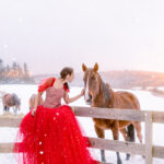 l'oeil de jo photographe solutré macon cluny belleville bourg en bresse séance photo shooting robe princesse cheveaux neige artistique (3) exp