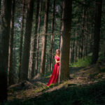 l'oeil de jo photographe solutré macon cluny belleville bourg en bresse séance photo shooting robe princesse féérique foret (3) exp