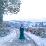 l'oeil de jo photographe solutré macon cluny belleville bourg en bresse séance photo shooting robe princesse neige artistique foret (1) exp