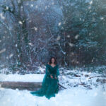 l'oeil de jo photographe solutré macon cluny belleville bourg en bresse séance photo shooting robe princesse neige artistique foret (2) exp