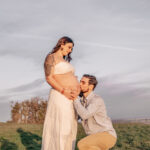 l'oeil de jo photographe solutré macon cluny belleville bourg en bresse séance photo shooting grossesse couple chien bohème moody robe (5) exp