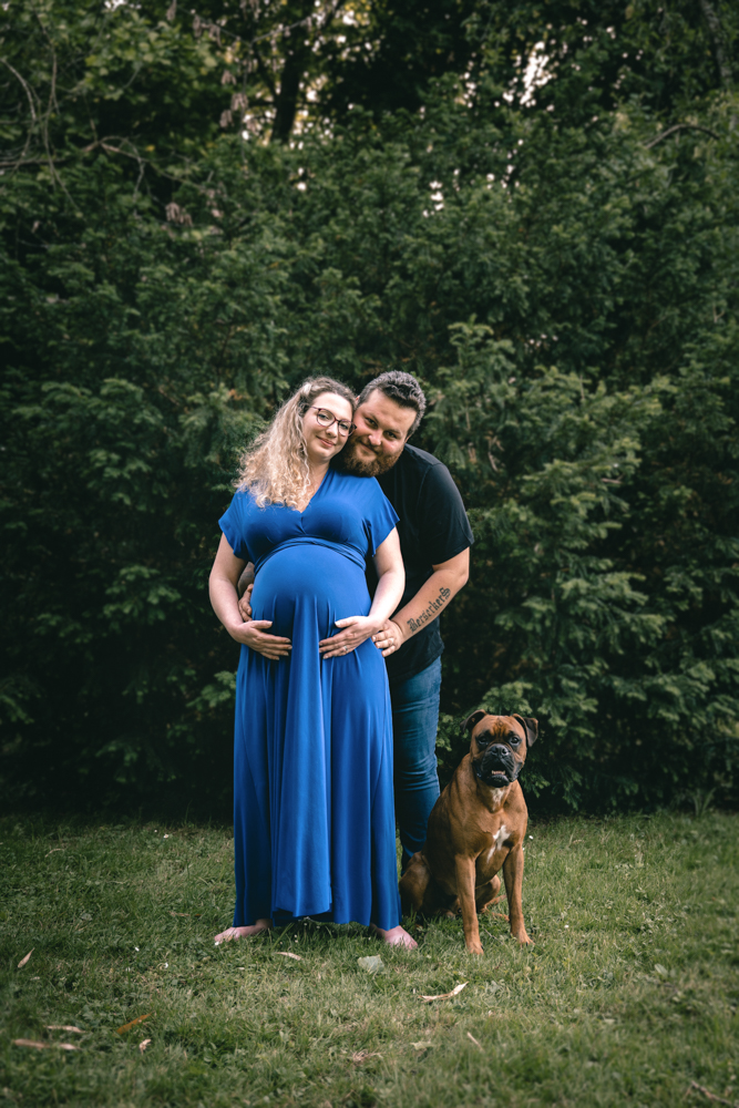 l'oeil de jo photographe solutré macon cluny villefranche bourg en bresse shooting séance photo grossesse bohème moody couple chien (3) exp