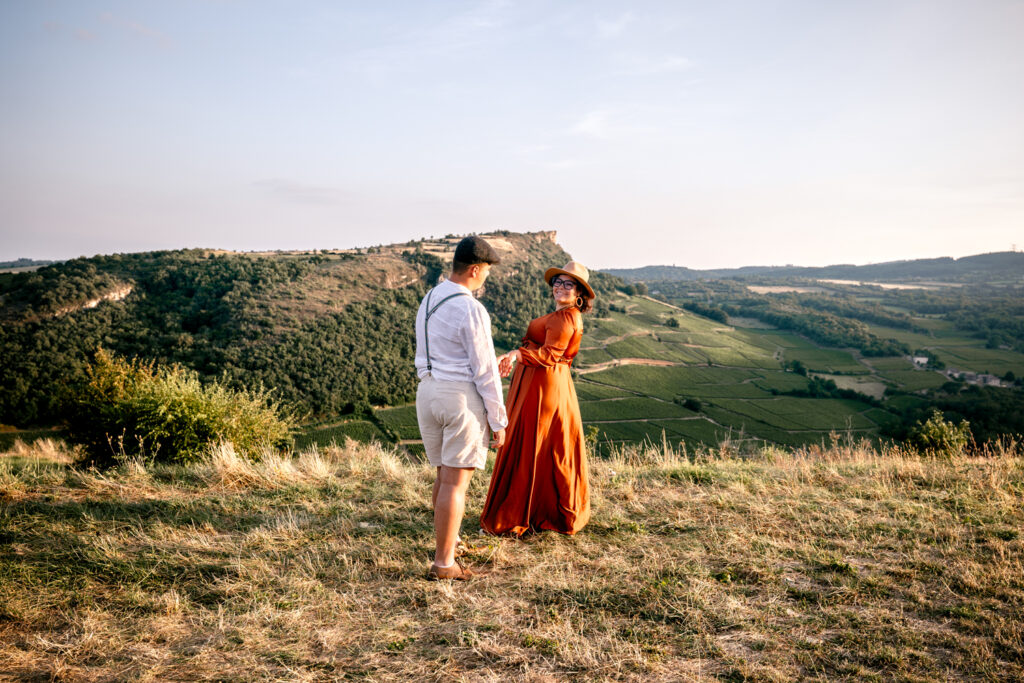 l'oeil de jo photographe Solutré macon cluny belleville bourg en bresse séance photo shooting automne bohème couple (2) exp